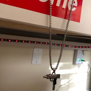 Supreme uzi chain silver